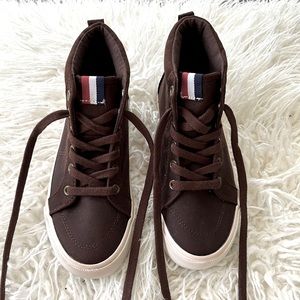Dark Brown High Tops